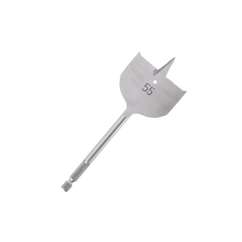 Сверло по дереву перьевое Intertool 55 x 150мм HEX (SW-0055)