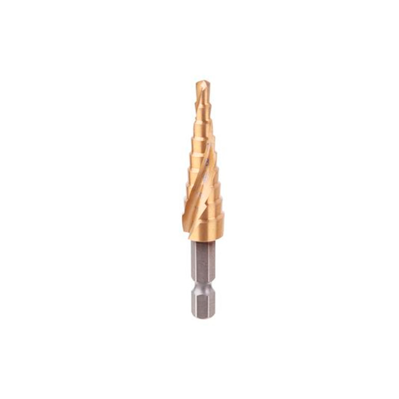 Сверло ступенчатое по металлу Intertool 4-12мм спиральное HEX (SD-5836)