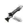 Шпатель-скребок для герметика Intertool 3 x 6 x 10 x 13 x 17R 3в1 (KT-2002)