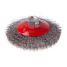 Щетка конусная Intertool 100 мм рифленая (BT-5100)
