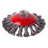 Щетка конусная Intertool 100 мм плетеная (BT-4100)