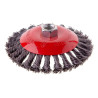 Щетка конусная Intertool 125 мм плетеная (BT-4125)
