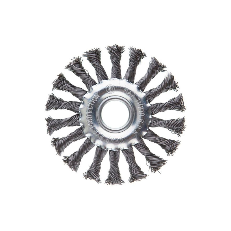 Щетка дисковая Intertool 115 мм плетеная (BT-7115)