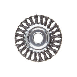 Щетка дисковая Intertool 125 мм плетеная (BT-7125)
