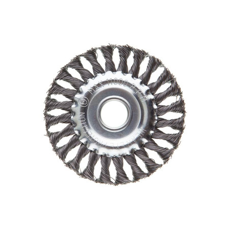Щетка дисковая Intertool 125 мм плетеная (BT-7125)