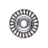 Щетка дисковая Intertool 125 мм плетеная (BT-7125)