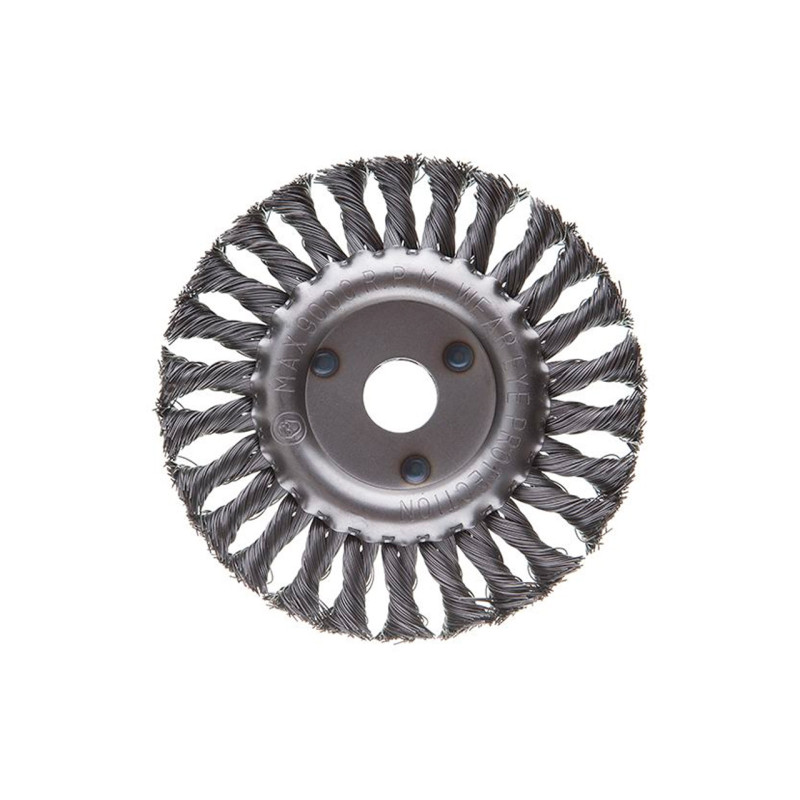 Щетка дисковая Intertool 150 мм плетеная (BT-7150)