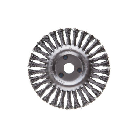 Щетка дисковая Intertool 180 мм плетеная (BT-7180)