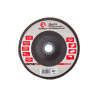 Круг лепестковый торцевой Intertool 180 мм Р60 (BT-0226)