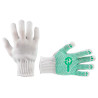 Перчатки Intertool 70/30 с точкой 68г белые 9" (SP-0133) (12 шт.)