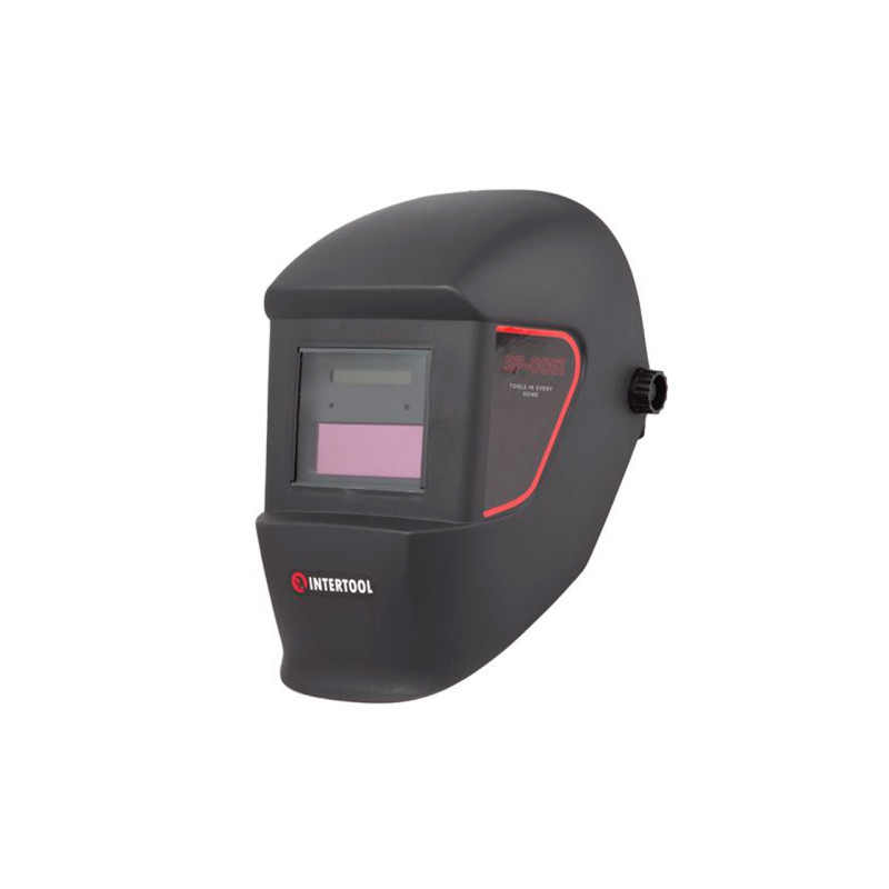 Маска сварщика хамелеон Intertool 90 x 30мм 2 сенсора (SP-0061)