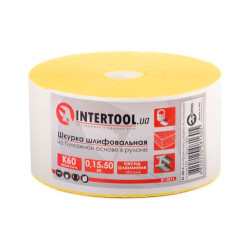 Шлифовальная шкурка Intertool 115 мм x 50 м x P60 бумага (BT-0816)