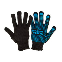 Перчатка Mastertool 70/30% x 78г x 10" черная (83-0302) (10 шт.)