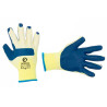 Перчатки Intertool стекольщика латексная 10" (синяя) (SP-0003)