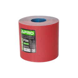 Шлифовальная шкурка Apro 200 мм x 50 м x P120 тканевая (828146)