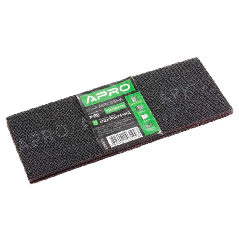 Сетка абразивная Apro 105 x 280 мм x Р60 (10 шт.) (828077)