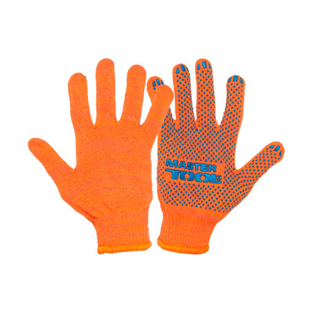 Перчатка Mastertool 70/30% x 40г x 10" оранжевая (83-0316) (10 шт.)