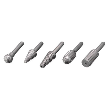 Набор шарошек по дереву Intertool 5 шт. (BT-0030)