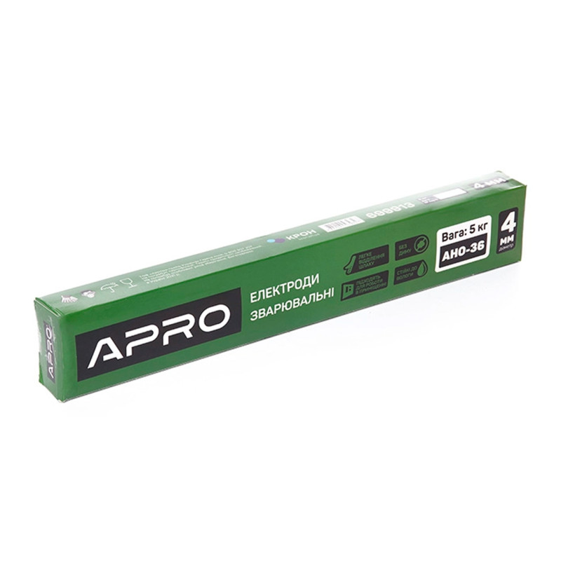 Электроды сварочные Apro 4 мм x 5 кг АНО-36 (699913)
