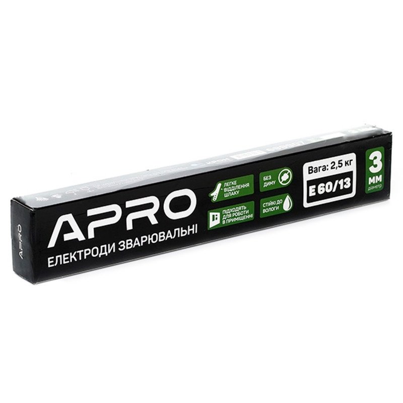 Электроды сварочные Apro 3 мм x 2.5 кг Е 60/13 (699907)