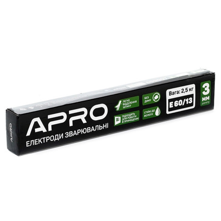 Электроды сварочные Apro 3 мм x 2.5 кг Е 60/13 (699907)