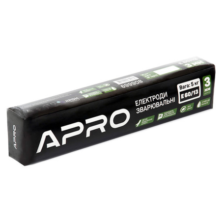 Электроды сварочные Apro 3 мм x 5 кг Е 60/13 (699908)