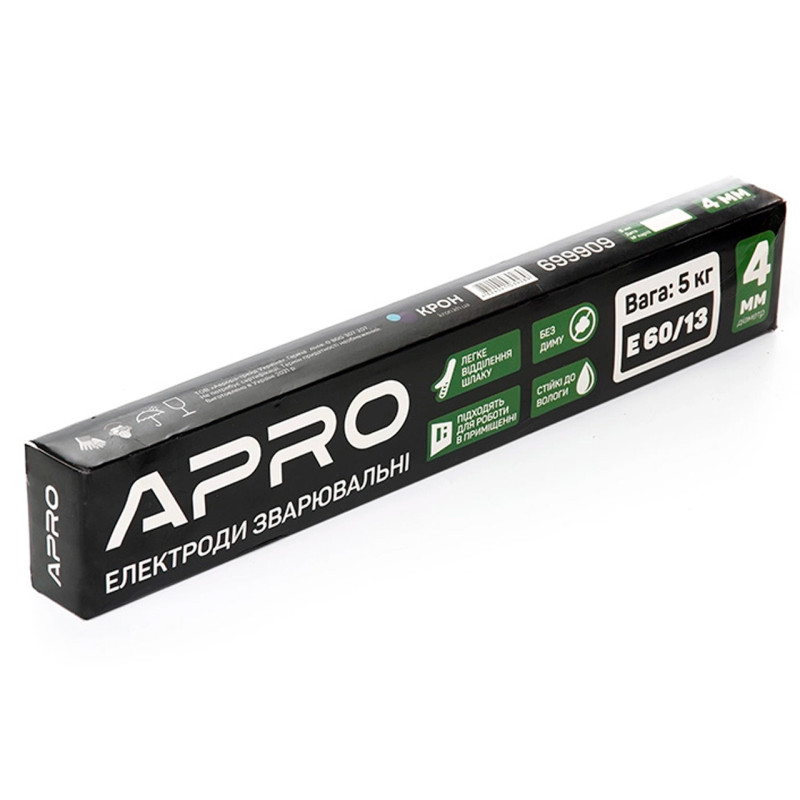 Электроды сварочные Apro 4 мм x 5 кг Е 60/13 (699909)
