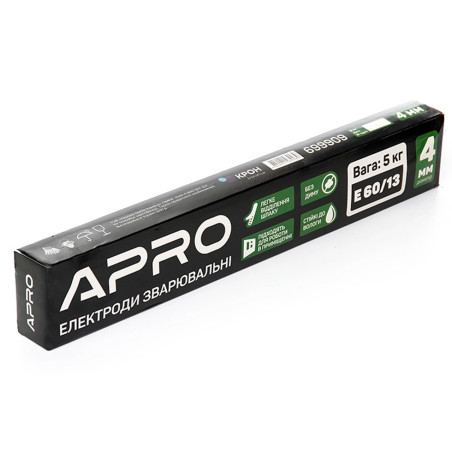 Электроды сварочные Apro 4 мм x 5 кг Е 60/13 (699909)