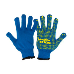 Перчатка Mastertool 60/40% x 58г x 10" синяя (83-0319) (10 шт.)