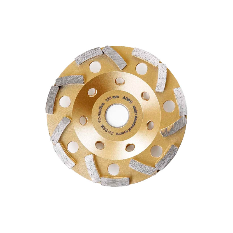 Чашка алмазная шлифовальная Apro 125 мм 22-24% TC (830540)