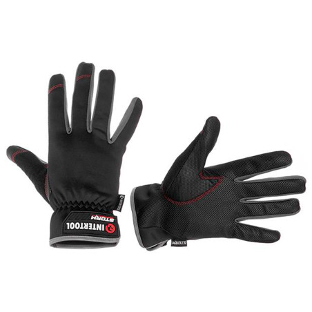 Перчатка Intertool-Storm из спандекса антискользящие Touchscreen 10" (SP-0182)