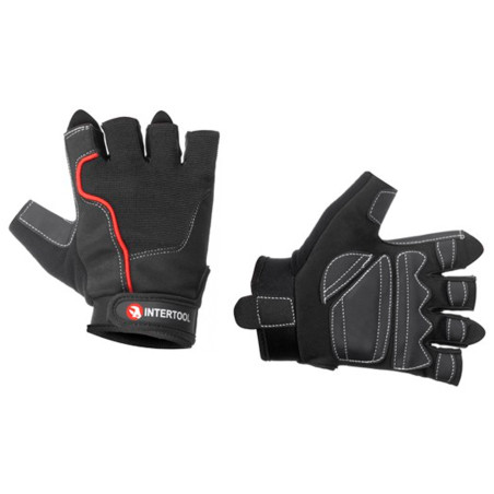 Перчатка Intertool экокожа Amara без пальцев 10" (SP-0145)