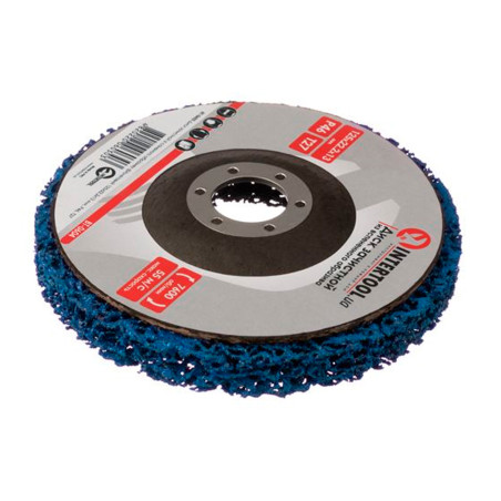 Диск зачистной вспененный Intertool 125 x 13мм x P46 синий (BT-0604)