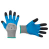 Перчатка Intertool латексная вспененная морщинистый палец 9" (SP-0106) (6 шт.)