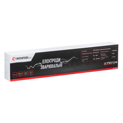 Электроды сварочные Intertool-Storm 2мм x 2.5кг 6013 (EW-2520)