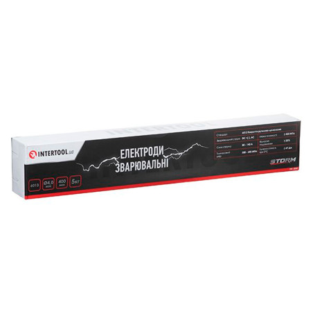 Электроды сварочные Intertool-Storm 4мм x 5кг 6013 (EW-5040)