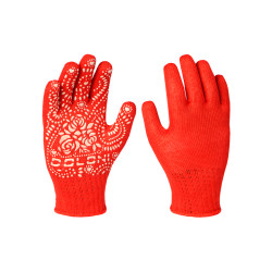 Перчатка Doloni мак 9" красная 10шт (622) (10 шт.)