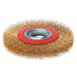 Щетка дисковая Intertool 150 x 32мм рифленая латунь (BT-6151)